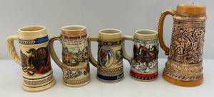 lot 151 image: Misc. Vintage Brewing Company Steins (NIB)