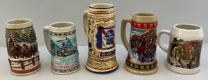 lot 153 image: Misc. Vintage Brewing Company Steins (NIB)