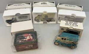 lot 161 image: Misc. Die-Cast Cars & Banks Including Coca-Cola & More (Most NIB)