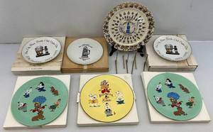 lot 166 image: Misc. Jim Beam Collectors Club Plates