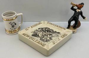 lot 167 image: Vintage New Orleans Annual Collectors Convention Pieces