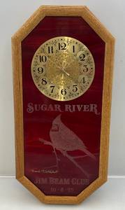 lot 176 image: Jim Beam Collectors Club Wall Clock