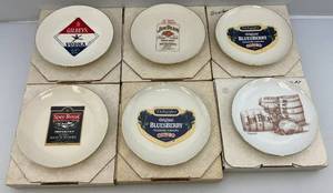 lot 182 image: Misc. Liquor Advertisement Collectors Plates (All In Original Boxes)