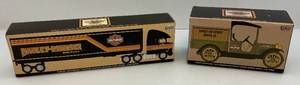 lot 189 image: Harley-Davidson Limited Edition Miniature Diecast Banks (NIB