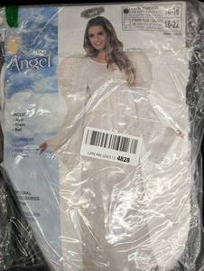 lot 25 image: Rubies Angel Costume - Includes Halo, Belt, and Dress