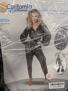 lot 27 image: California Costumes Gold Disco Queen Adult Costume