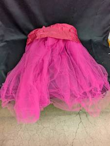 lot 38 image: Pink and Red Tulle Skirt