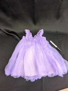 lot 44 image: Purple Tutu Dress with Butterfly Design