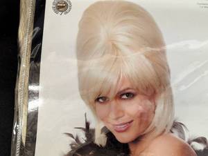 lot 58 image: Allaura 60s Beehive Wig - Blonde
