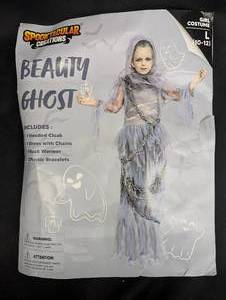 lot 73 image: Spectacular Creations Beauty Ghost Girl Costume Size 10-12
