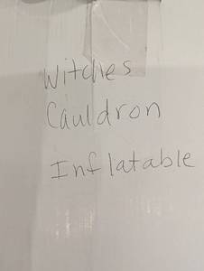 lot 74 image: Inflatable Witchs Cauldron