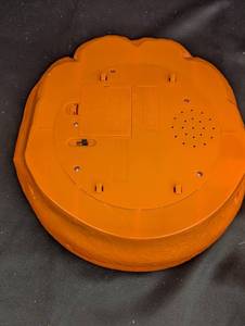 lot 80 image: Halloween Pumpkin Candy Bowl with Light-Up Eyes