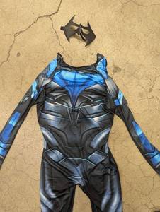 lot 81 image: Nightwing Cosplay Costume with Mask
