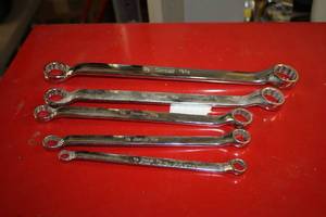 lot 1419 image: Lot of (5) Snap-on Box End Wrenches - 38-716, 12-916, 34-1316, 58-1116 and 78-1516