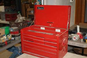 lot 1417 image: Tool Box 9-drawer with Key