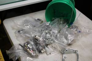 lot 1457 image: Lot of (1 Bucket) Miscellaneous Hardware