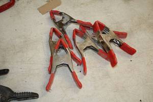 lot 1468 image: Lot of (6) 2 Spring Hand Clamps