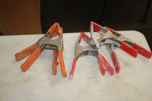 lot 1469 image: Lot of (5) 3 Spring Hand Clamps