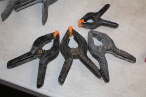 lot 1472 image: Lot of (4) Plastic Clamps