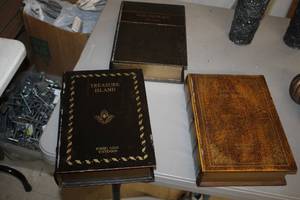 lot 1504 image: Lot of (3) Hidden Storage Books