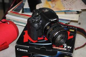 lot 1482 image: Canon Rebel T3i Camera with Battery, 28-105mm Zoom Lens