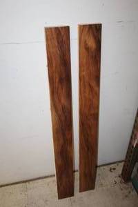 lot 1486 image: Lot of (6 Boxes) Handscraped Natural Hardwood Acacia Flooring