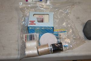 lot 1587 image: Lint Shave and Assorted Sewing Kit