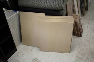 lot 1558 image: Lot of (6) Assorted Laminate Shelving