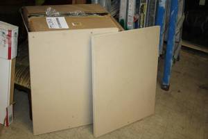 lot 1567 image: Lot of (2) Heavy Duty Laminate Table Tops 30x23-12x1-14