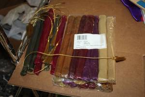 lot 1576 image: Lot of (1 Tote) Assorted Jewel Tone Organizer Wraps