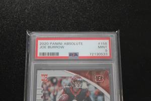 2020 Absolute Joe Burrow #158 Rookie Card PSA 9