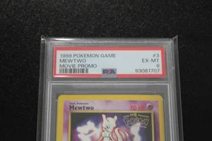 1999 Pokemon Black Star Promo Mewtwo Movie Promo #3 PSA 6