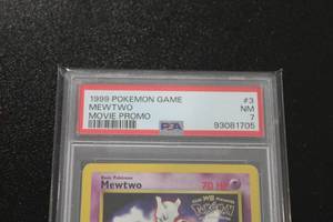 1999 Pokemon Black Star Promo Mewtwo Movie Promo #3 PSA 7