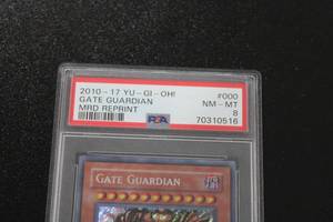 2010 Yu-Gi-Oh Gate Guardian MRD Reprint #MRD-000 PSA 8