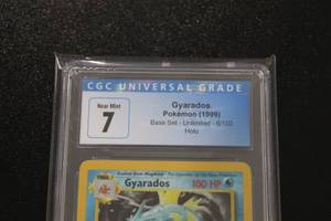 1999 Pokemon Base Set Holo Gyarados #6102 CGC 7