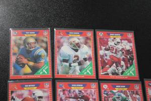 1989 Pro Set Rookie Card Lot  10 Rookie Card  Deion Sanders - Barry Sanders - Troy Aikman