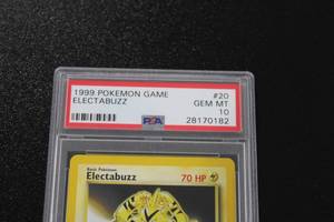 1999 Pokemon Base Set Unlimited Electabuzz #20102 PSA 10