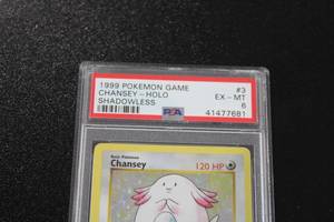 1999 Pokemon Base Set Shadowless Chansey Holo #3102 PSA 6