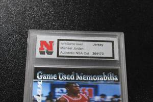 NSA Cut Michael Jordan Jersey Patch Card
