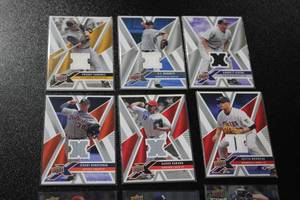 Upper Deck Baseball Jersey Relic Card Lot  9 Cards
