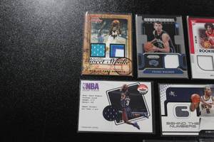 Basketball Card Relic Lot  9 Cards
