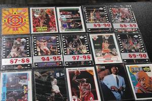 Michael Jordan Basketball Card Lot  22 Cards