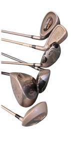 lot 54 image: Six varieties of Golf Clubs