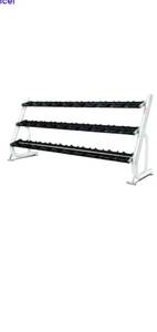 lot 47 image: Heavy-duty 3-Tier Magnum Fitness System Commercial Dumbbell Rack (Disassembled) 88L x 45H x 30W