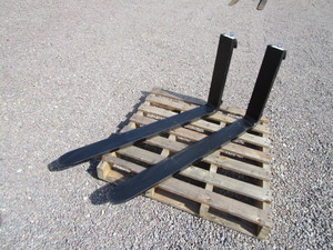 lot 30 image: 42 Forklift Forks