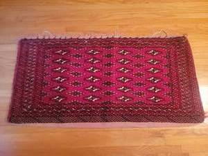 lot 54 image: Vintage Persian Wool Rug - Turkman