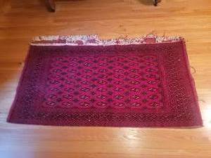 lot 51 image: Vintage Persian Wool Rug Material