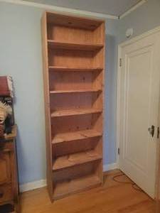 lot 256 image: Library Bookshelf Wall Unit - D