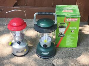 lot 144 image: Coleman Camping Lantern Pair