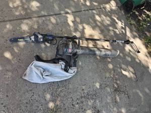 lot 344 image: Corded Yard Tools Limb Clipper & Blower